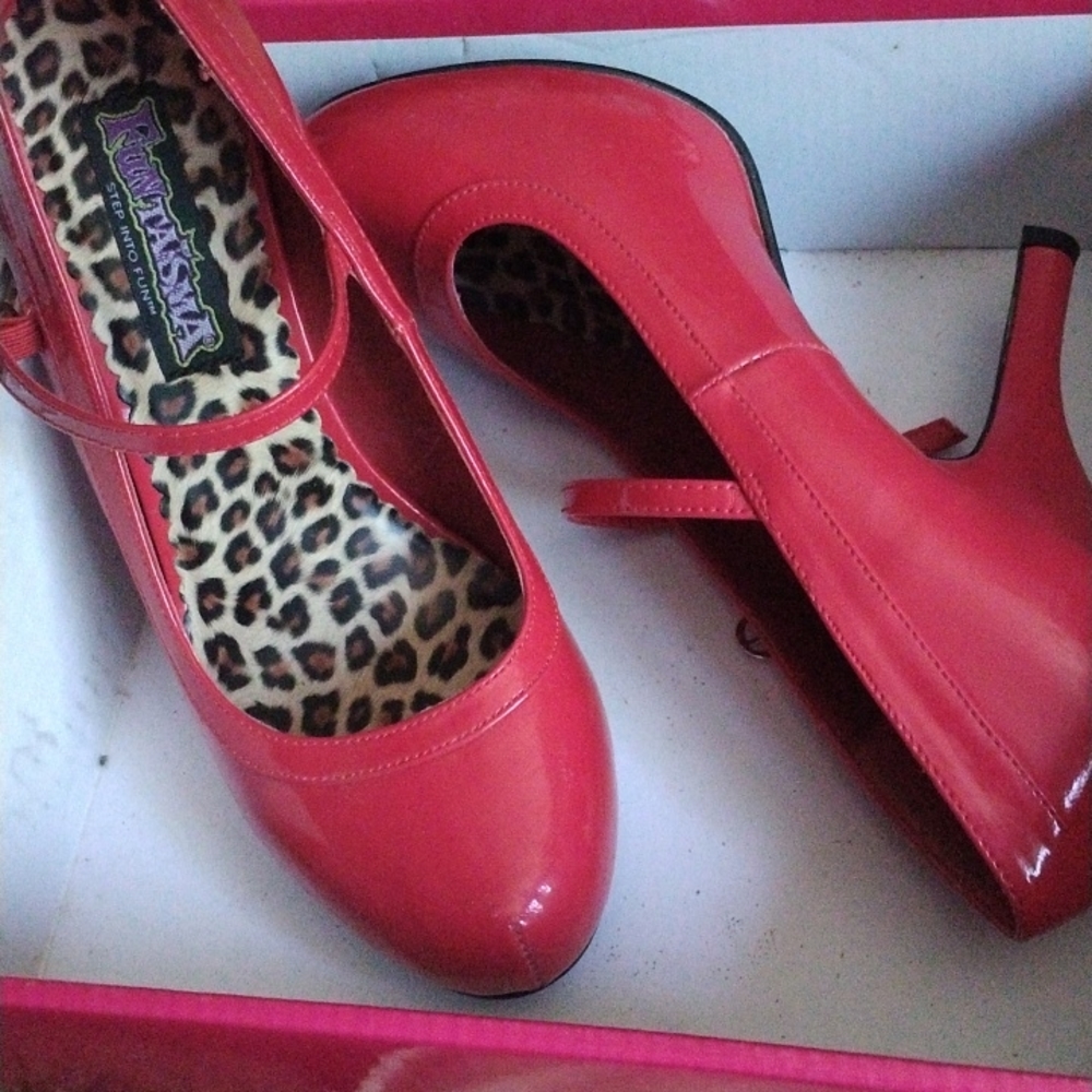Funtasma Red heels (size 10)